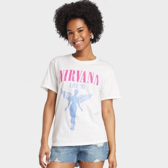 NIRVANA Tops - NWT Women's Nirvana In Utero Short Sleeve Graphic T-Shirt